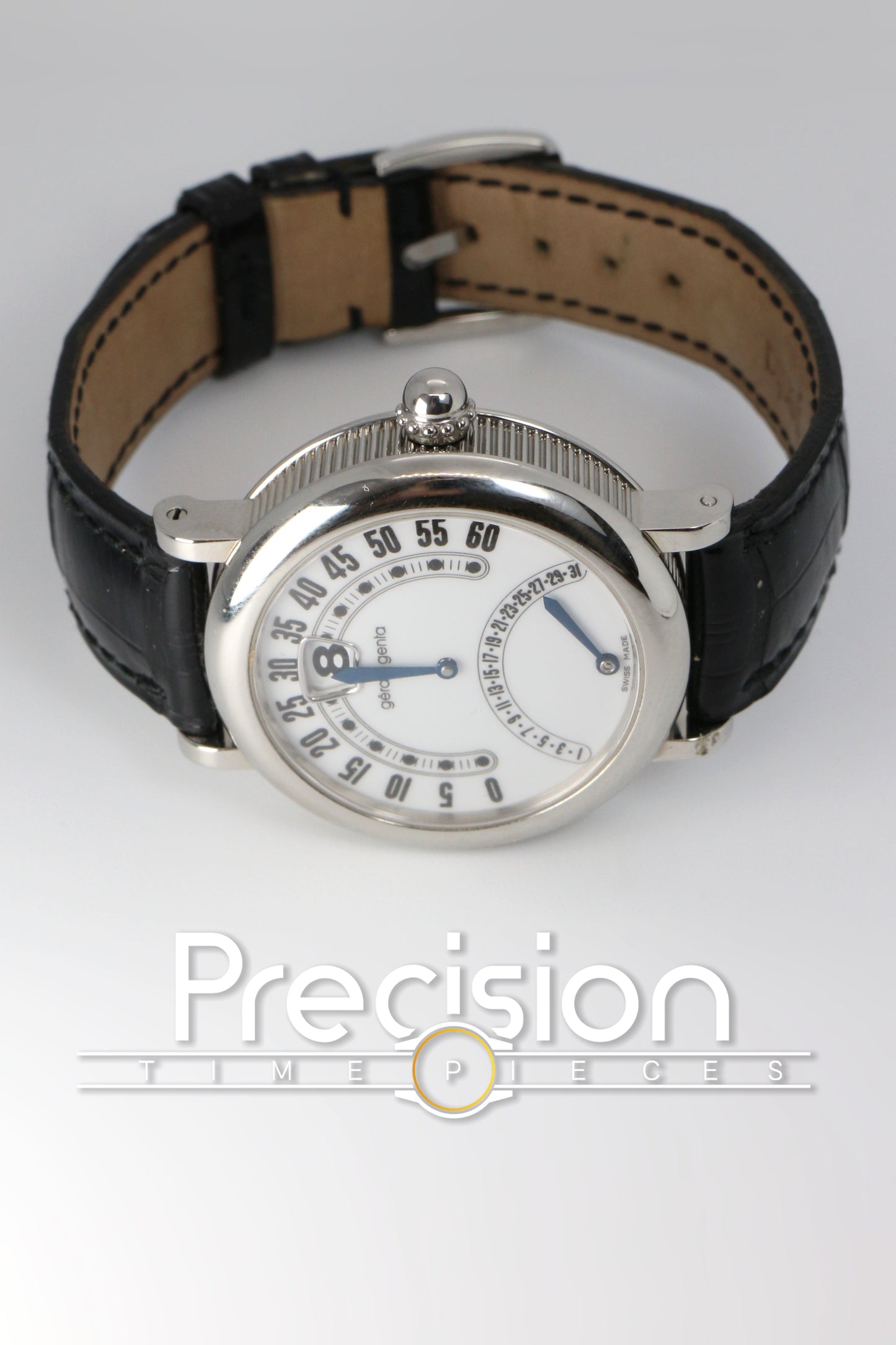 Gerald Genta Retro Jump Hour G3714 34mm