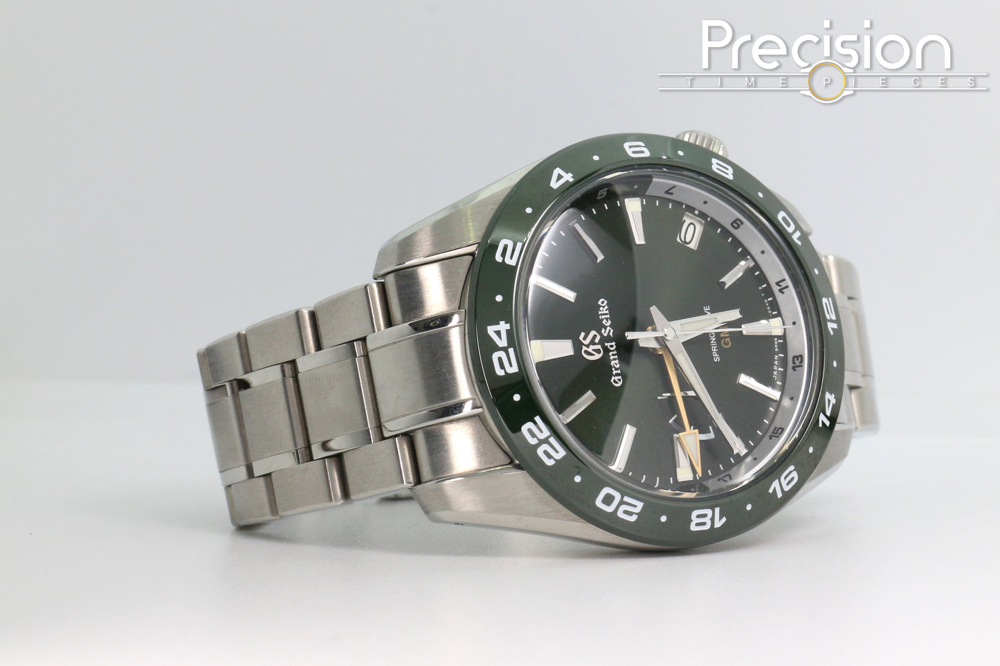 Grand Seiko GMT Spring Drive SBGE257 40.5mm Automatic Full Set