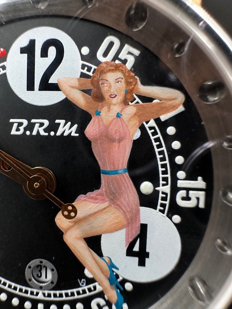 BRM Stainless Steel Watch Dudded As “The Lady In Pink”