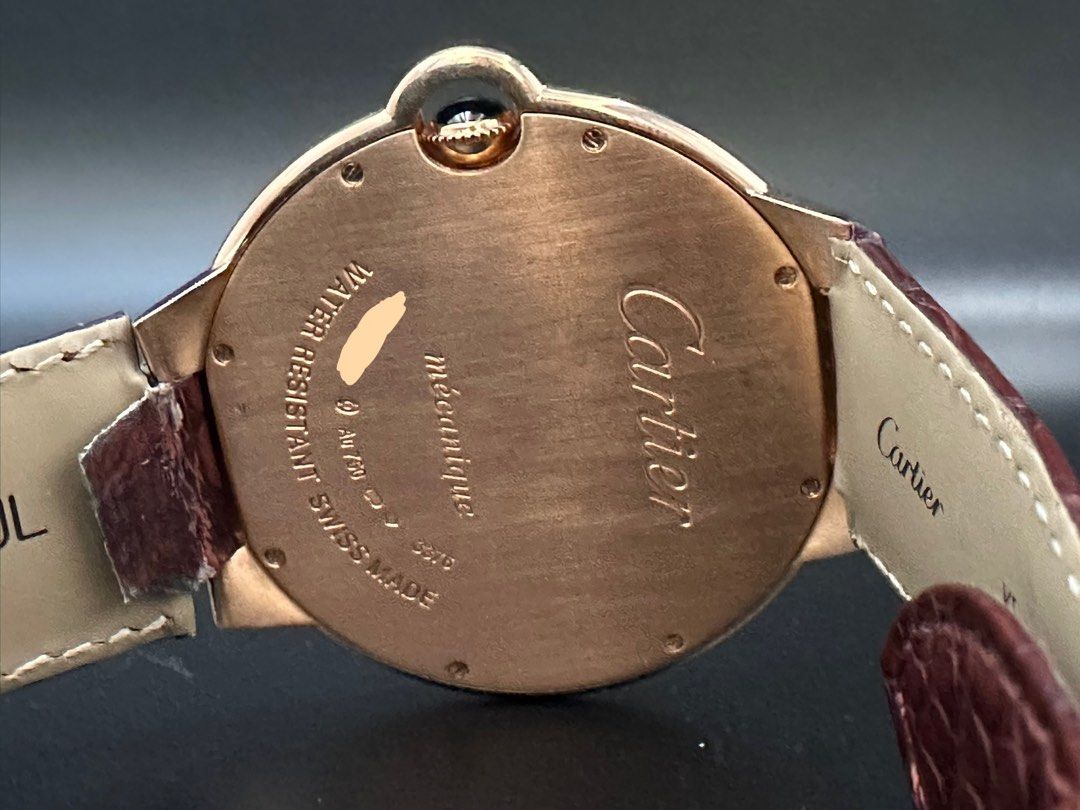Cartier 3376 18K Rose Gold Ballon Bleu Manual wind