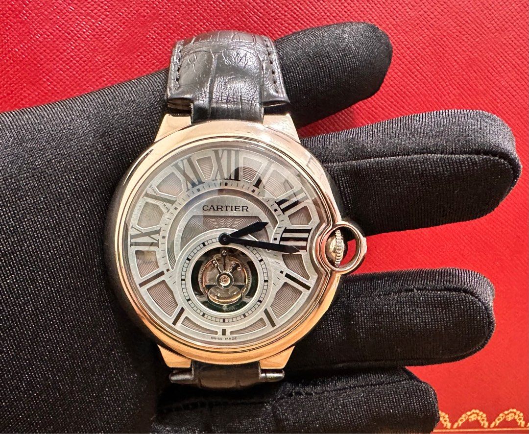 Cartier Ballon Bleu Flying Tourbillion 18K White Gold 46mm Ref: W6920021