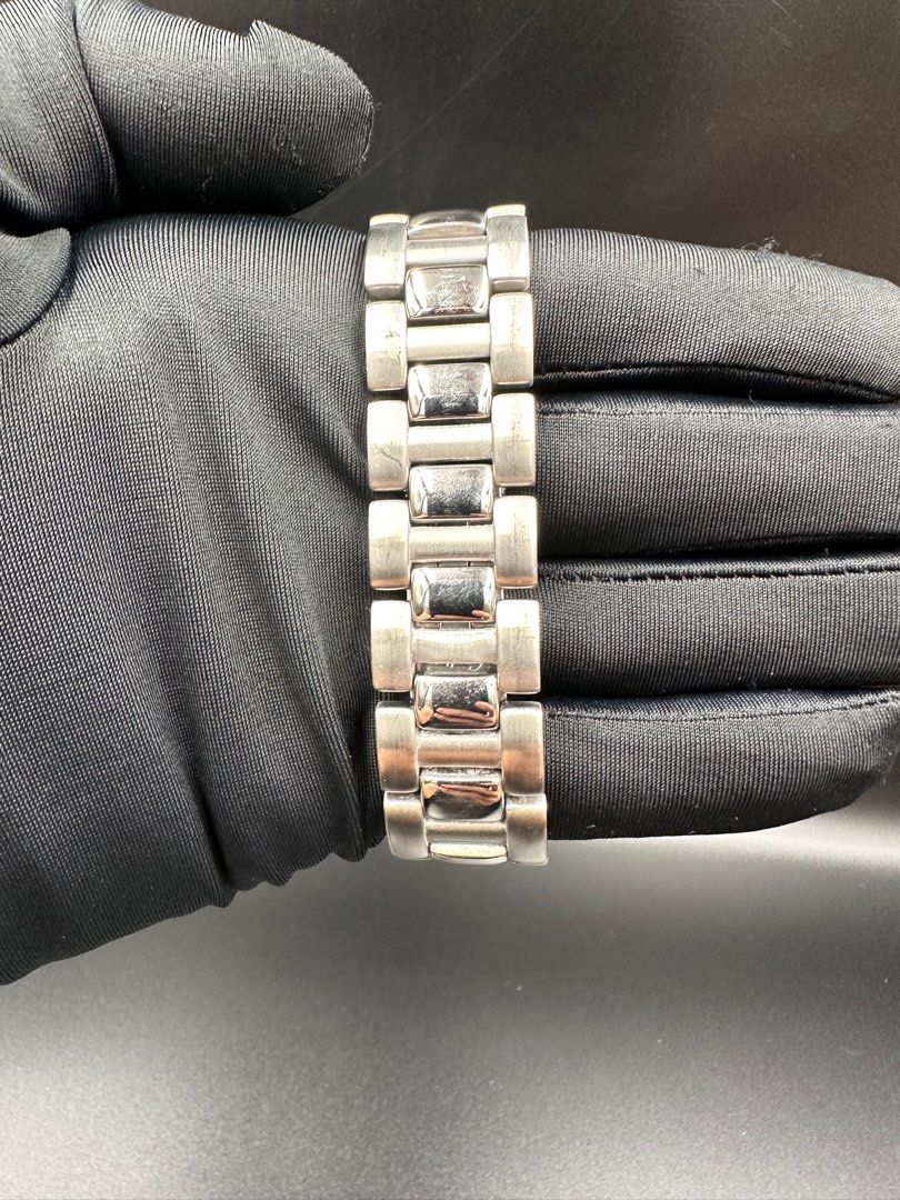 Cartier Pasha Date 38mm Wave Pattern Grey Dial