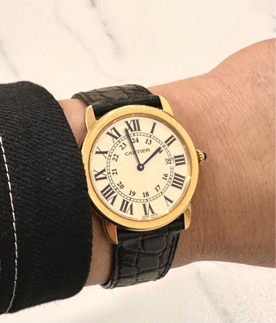 Cartier Ronde Solo Ref: 2988 18K Yellow Gold & Stainless Steel 36mm