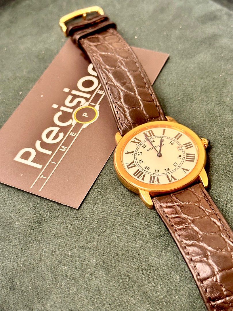 Cartier Ronde Solo Ref: 2988 18K Yellow Gold & Stainless Steel 36mm