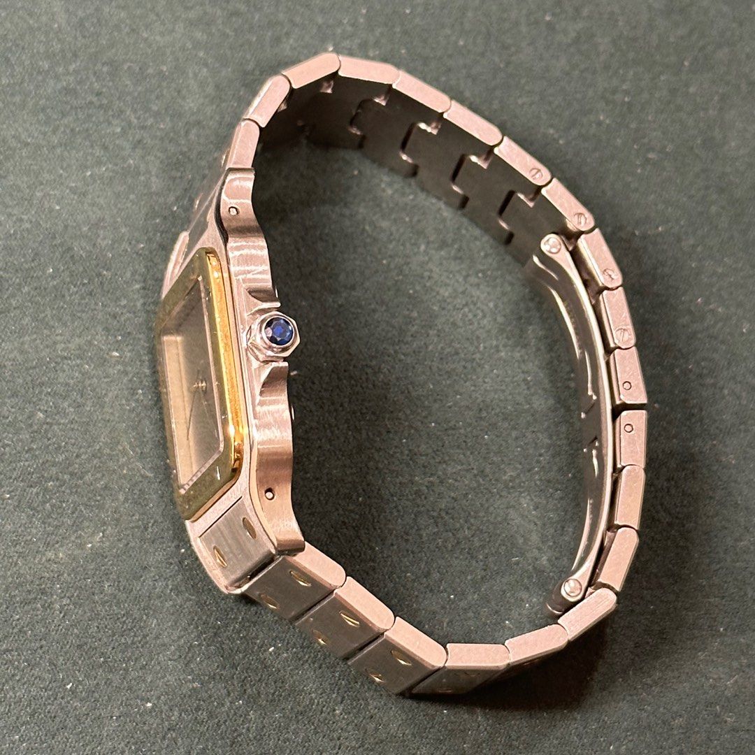 Cartier Santos Carree Slate Dial Ref 2961