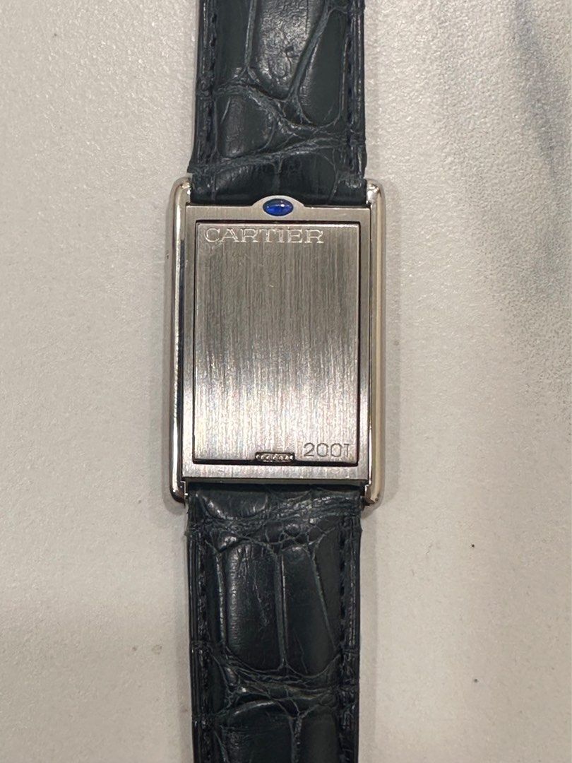 Cartier Tank Basculante Ref: 2390 Millennium 2001 Special Edition