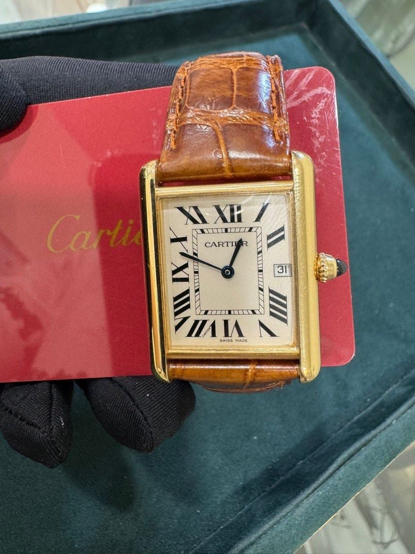 Cartier Tank Louis Ref: W1529756 / 2441 Quartz 25.5mm 18K Rose Gold Full Set LNIB