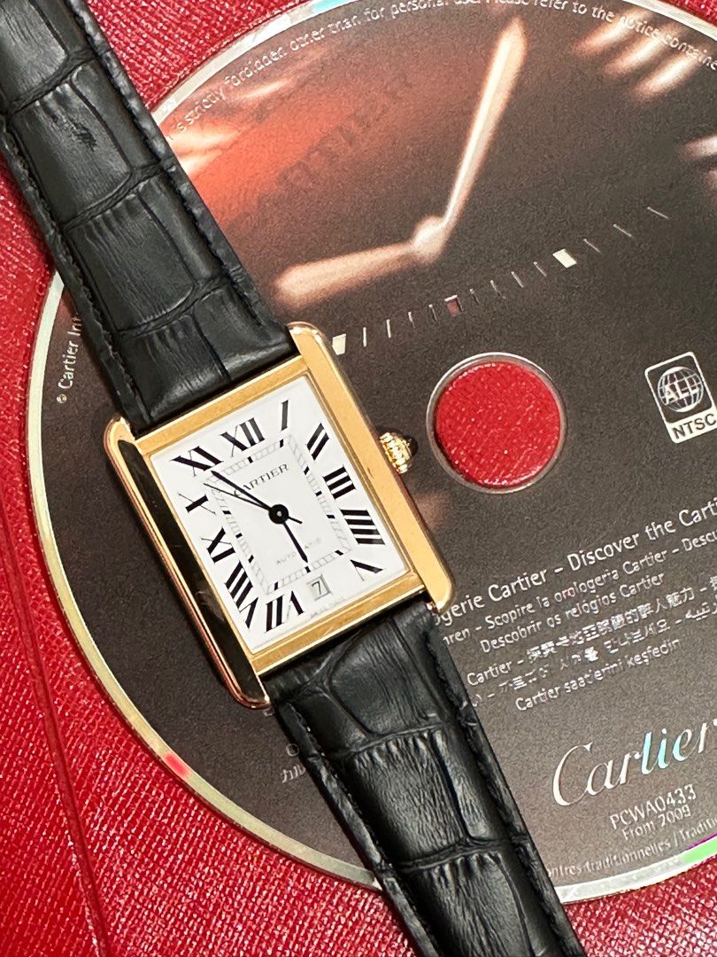 Cartier Tank Solo XL Ref: 3799 31mm 18K Rose Gold & Stainless Steel