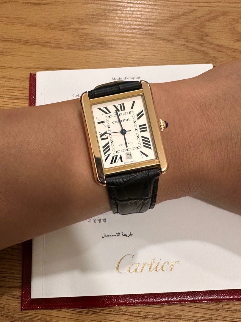 Cartier Tank Solo XL Ref: 3799 31mm 18K Rose Gold & Stainless Steel