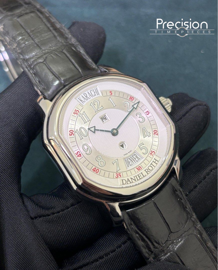 Daniel Roth Ref: 857.ST Metropolitan 24 Cities World Time