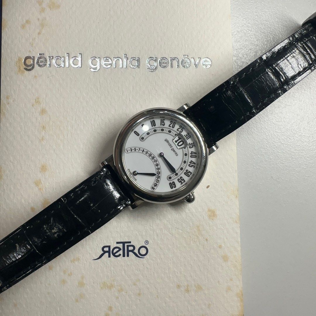 Gerald Genta Retro Jump Hour G3714 34mm