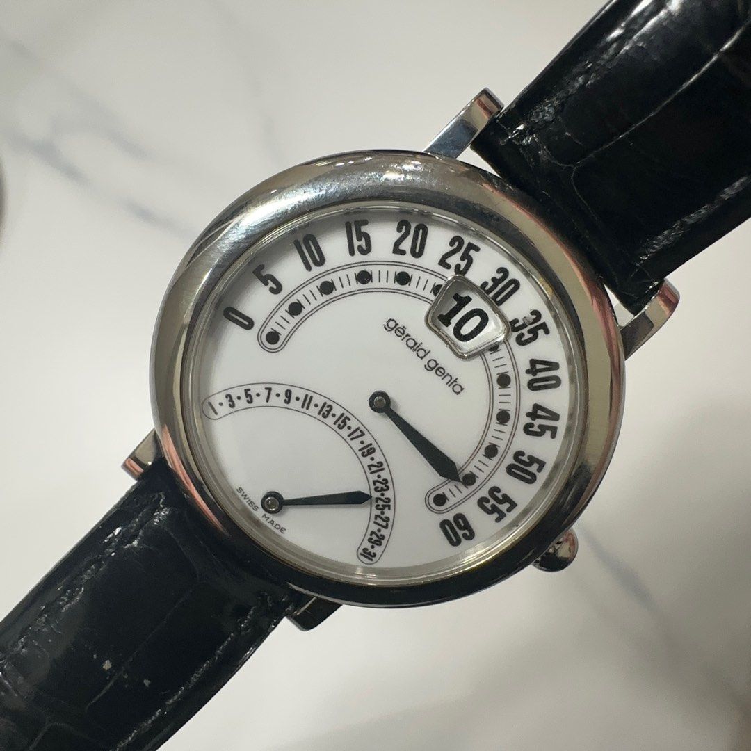 Gerald Genta Retro Jump Hour G3714 34mm