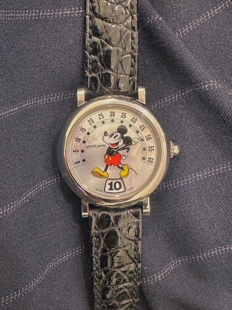 Gerald Genta Retro Fantasy Mickey Mouse Watch Full Set