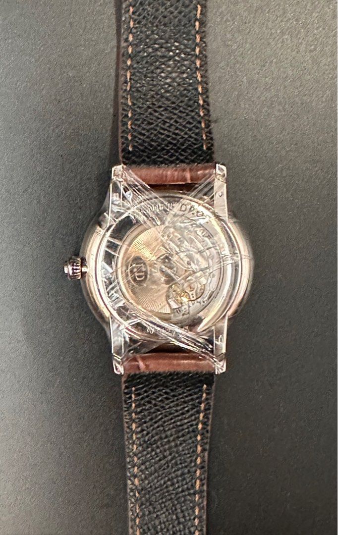 Jaquet Droz Grande Seconde 18K White Gold Yellow Sunray Dial