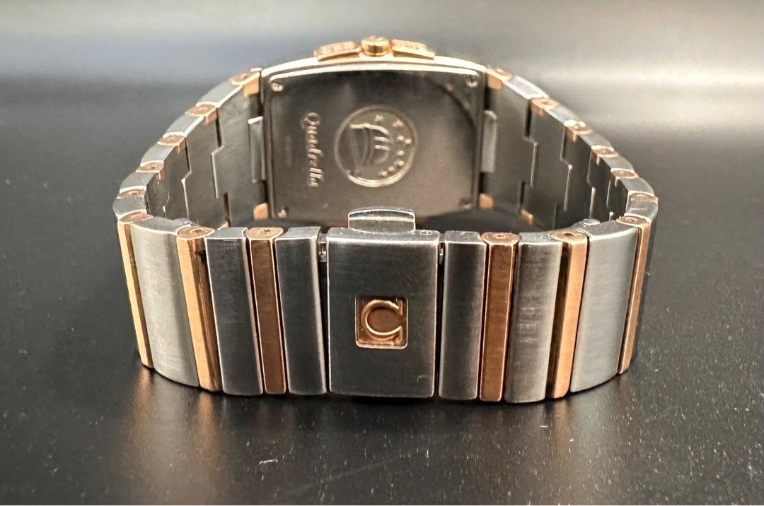 Omega Constellation Quadrella White Mother-of-Pearl & Diamonds