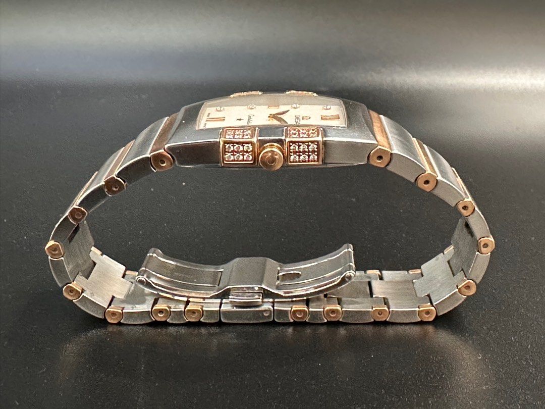 Omega Constellation Quadrella White Mother-of-Pearl & Diamonds