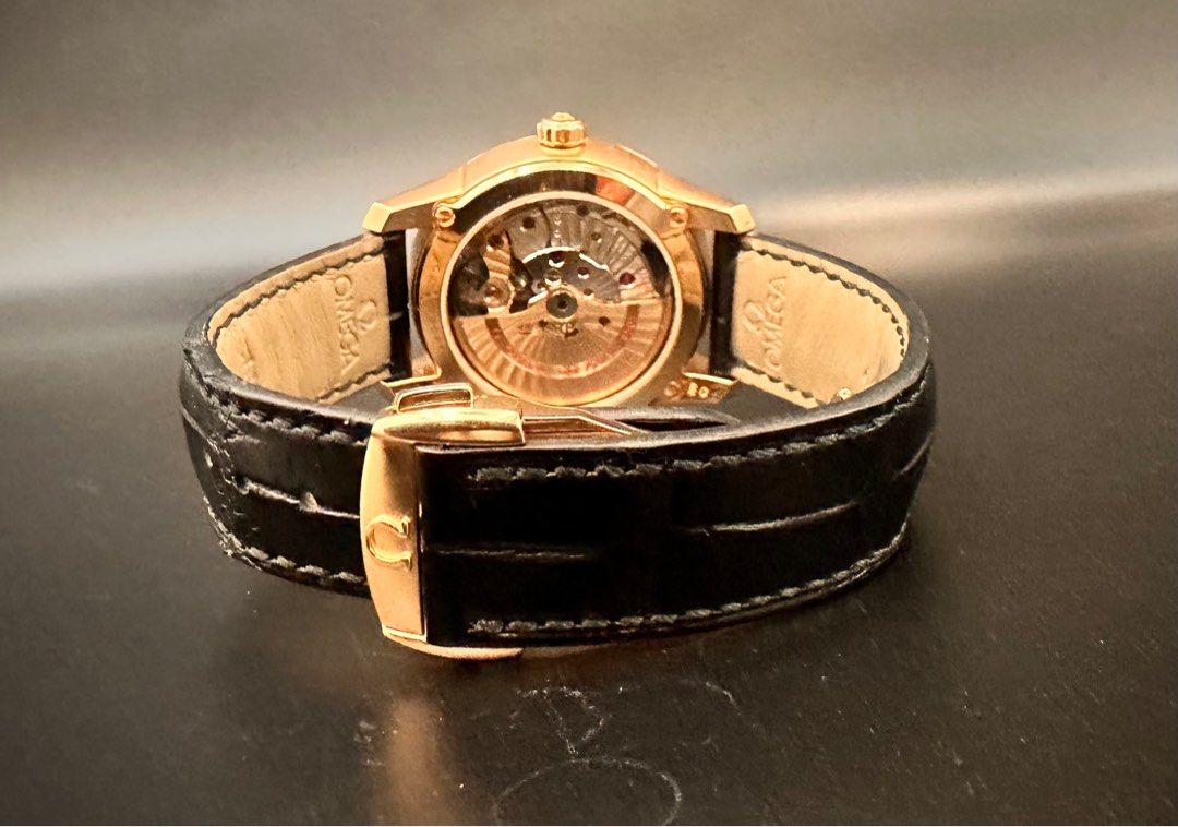 Omega De Ville Co-Axial 41mm Rose Gold Silvered Dial