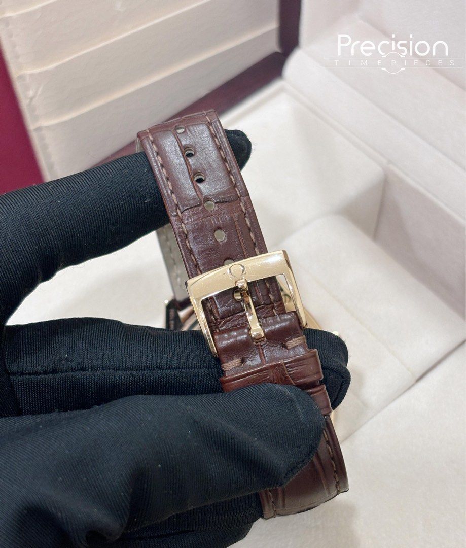 Omega De Ville Tresor 18K Rose Gold Master Co-Axial 40mm Full Set