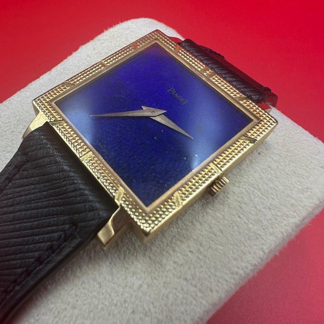 Piaget Ref: 937 Yellow Gold 25mm ŵ Rare & Lapis Lazuli Dial