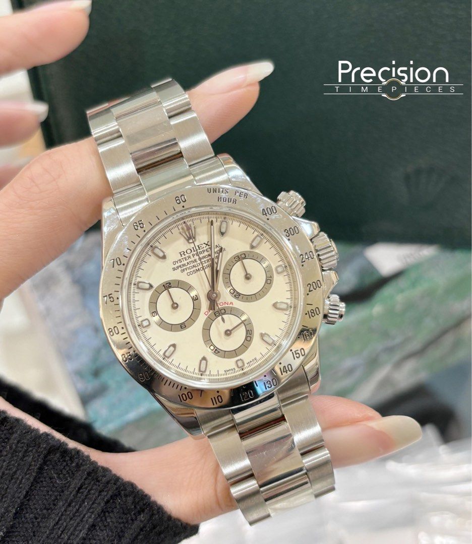 Rolex 116520 Daytona “Panna Dial” P-Series Full Set Untouched Case