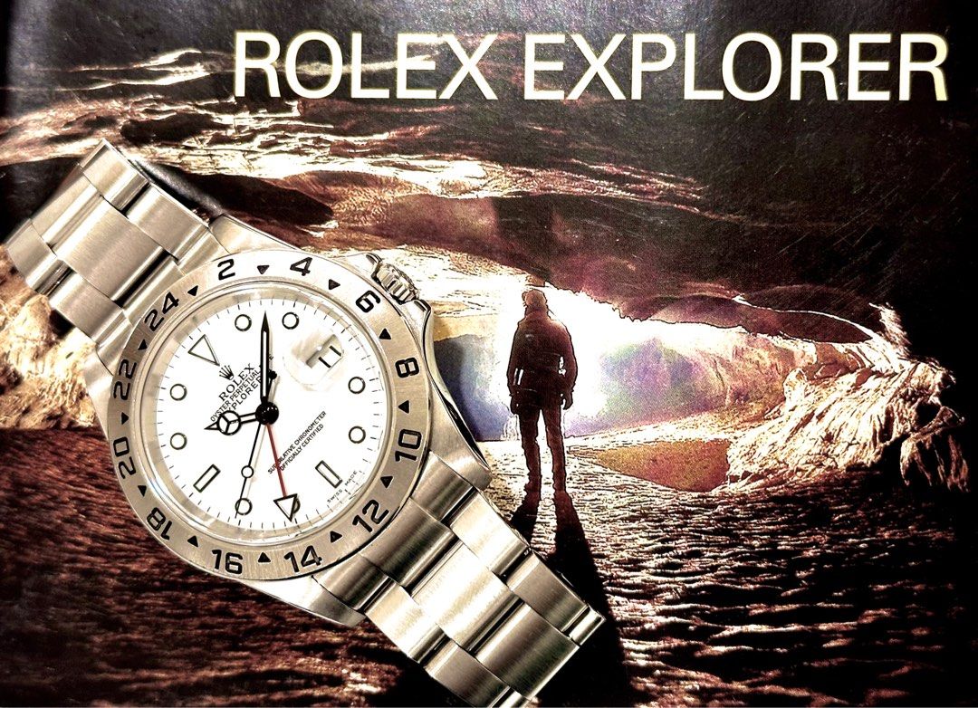 Rolex 16570 Explorer II “Polar” White Dial ŵ Warranty Papers