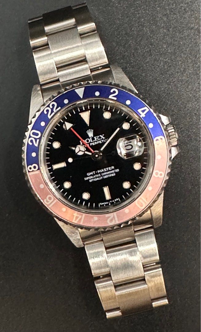 Rolex 16700 GMT-Master Quickset Date Faded Insert Vintage Feel