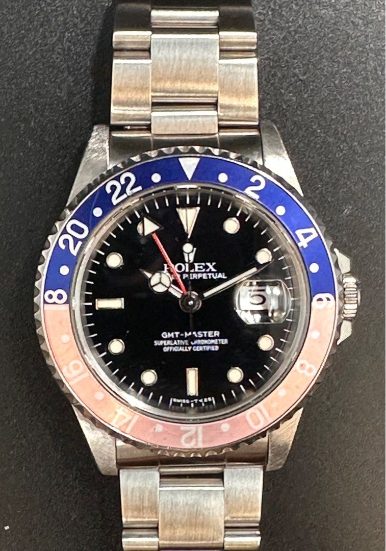 Rolex 16700 GMT-Master Quickset Date Faded Insert Vintage Feel