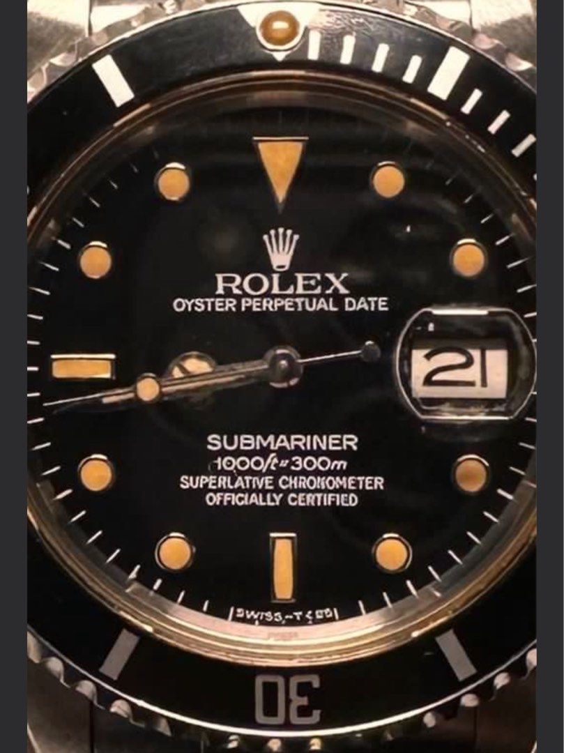 Rolex 16800 Pumpkin Patina Untouched Case True Collector Set