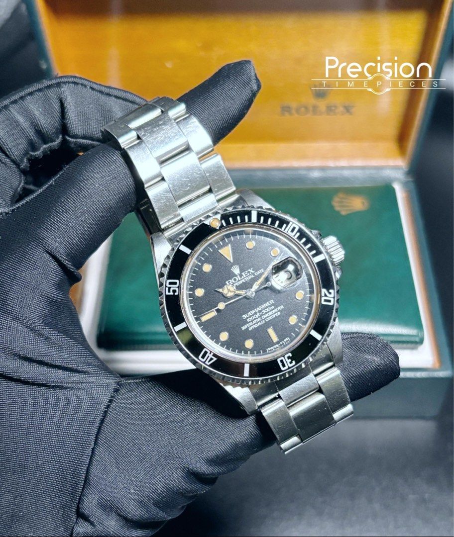 Rolex 16800 Pumpkin Patina Untouched Case True Collector Set