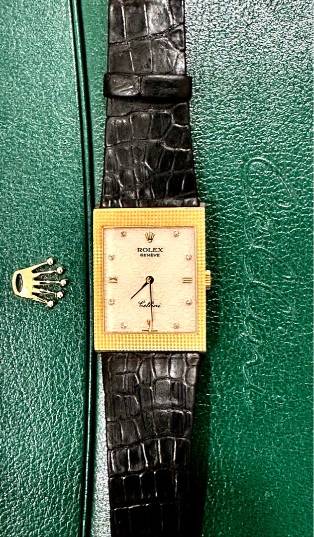 Rolex Cellini Cream Jubilee (“Computer”) Dial 25mm 18K Yellow Gold