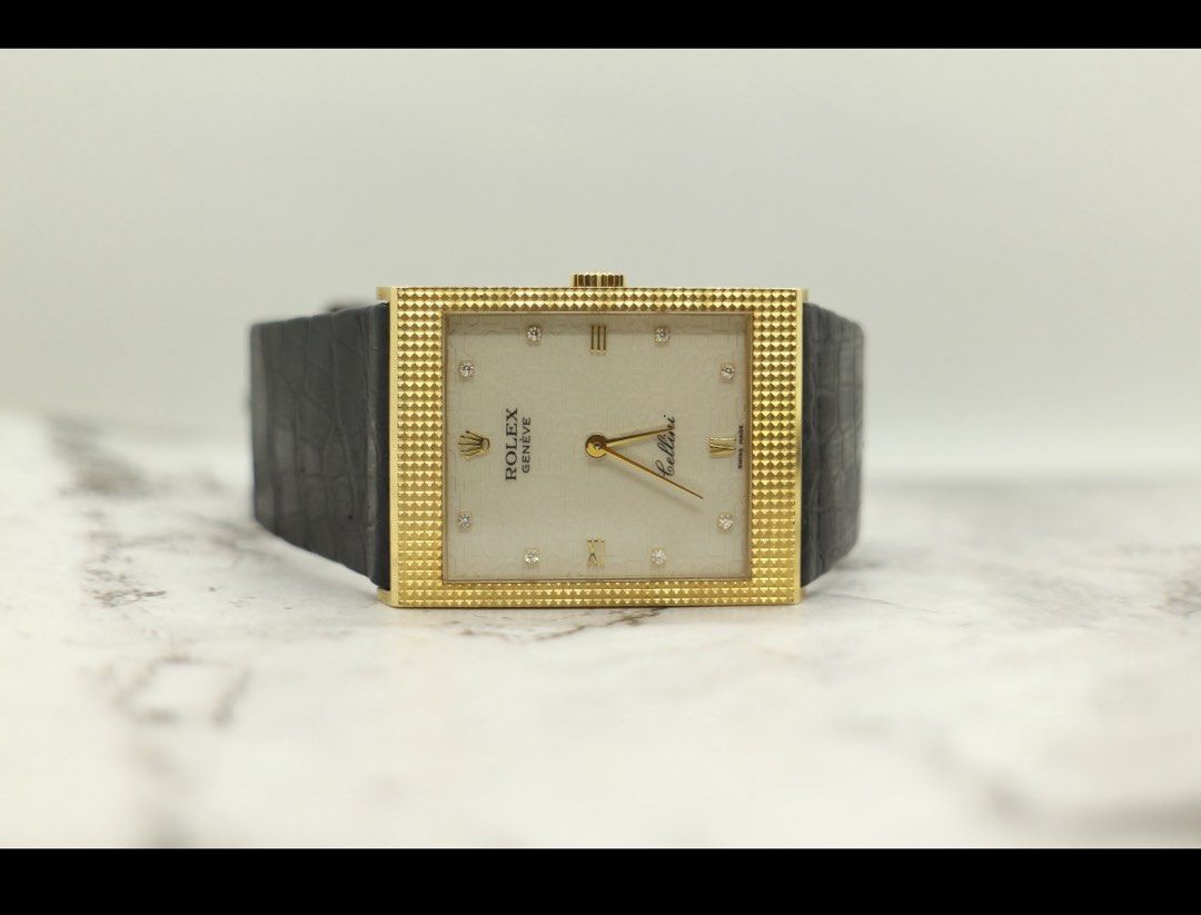 Rolex Cellini Cream Jubilee (“Computer”) Dial 25mm 18K Yellow Gold