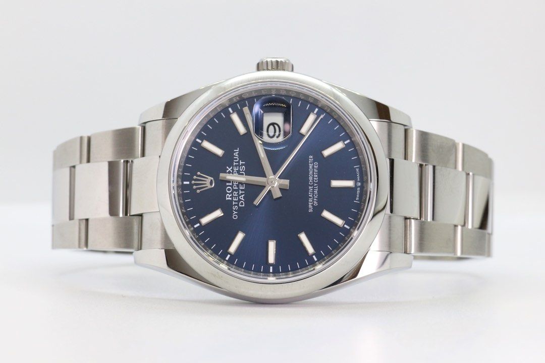 Rolex DateJust 36 Ref: 126200 Blue Dial Unworn