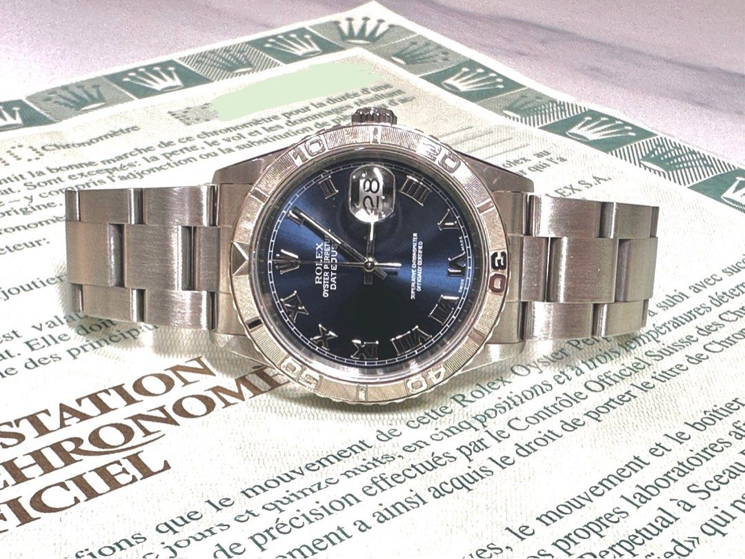 Rolex DateJust 36 Ref: 16264 Metallica Blue Dial