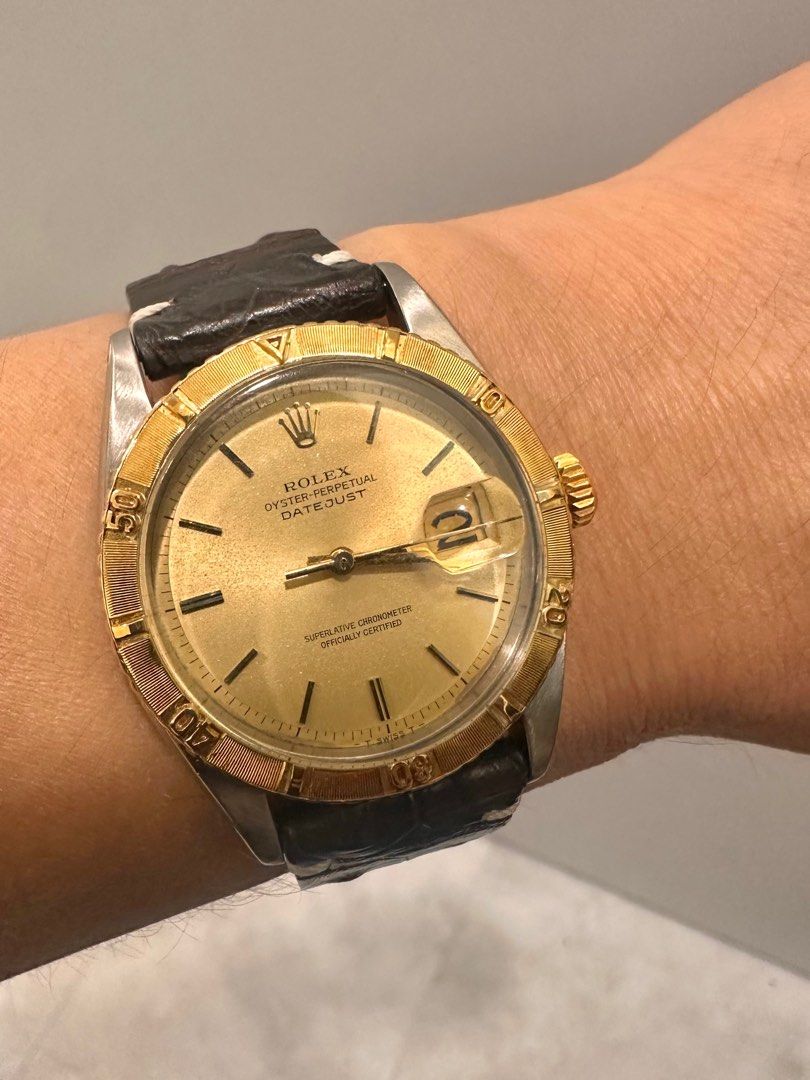 Rolex DateJust 36 Two-Tone Ref: 6609 TOG Bezel
