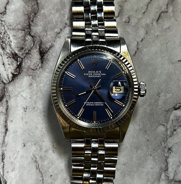 Rolex DateJust Ref: 1601 Rare “Lavender Blue” Dial