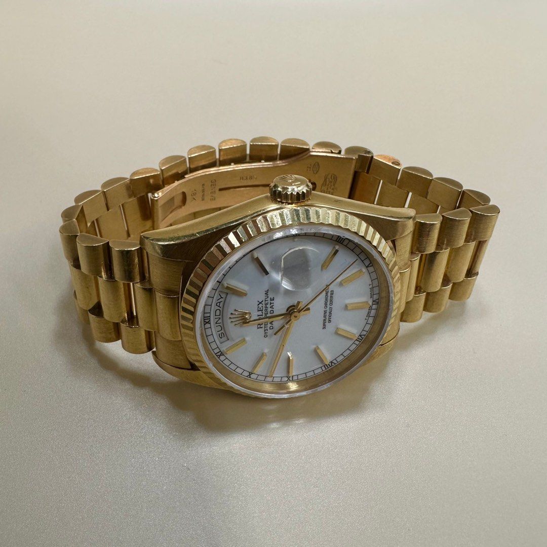 Rolex Day Date 36 Yellow Gold 18238 Circa 1993