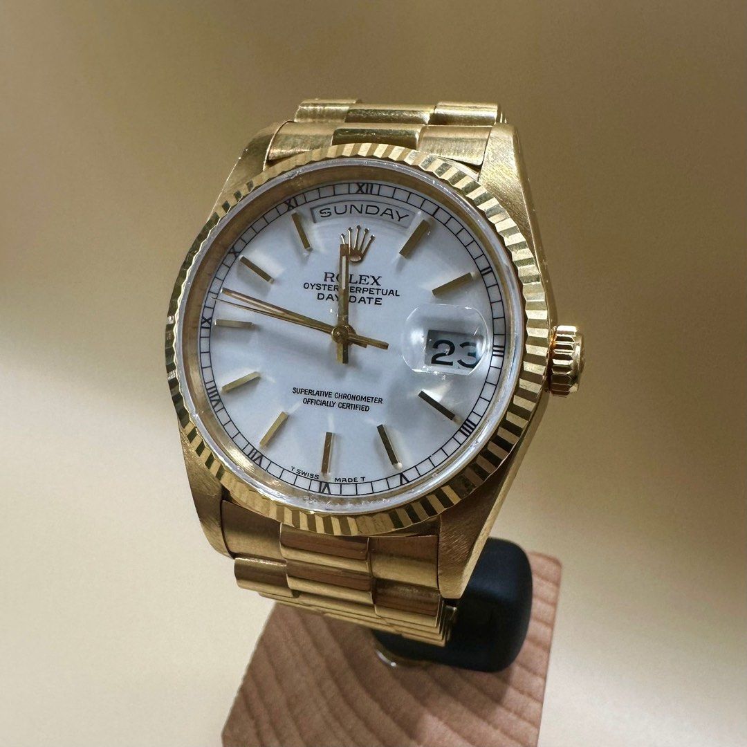 Rolex Day Date 36 Yellow Gold 18238 Circa 1993