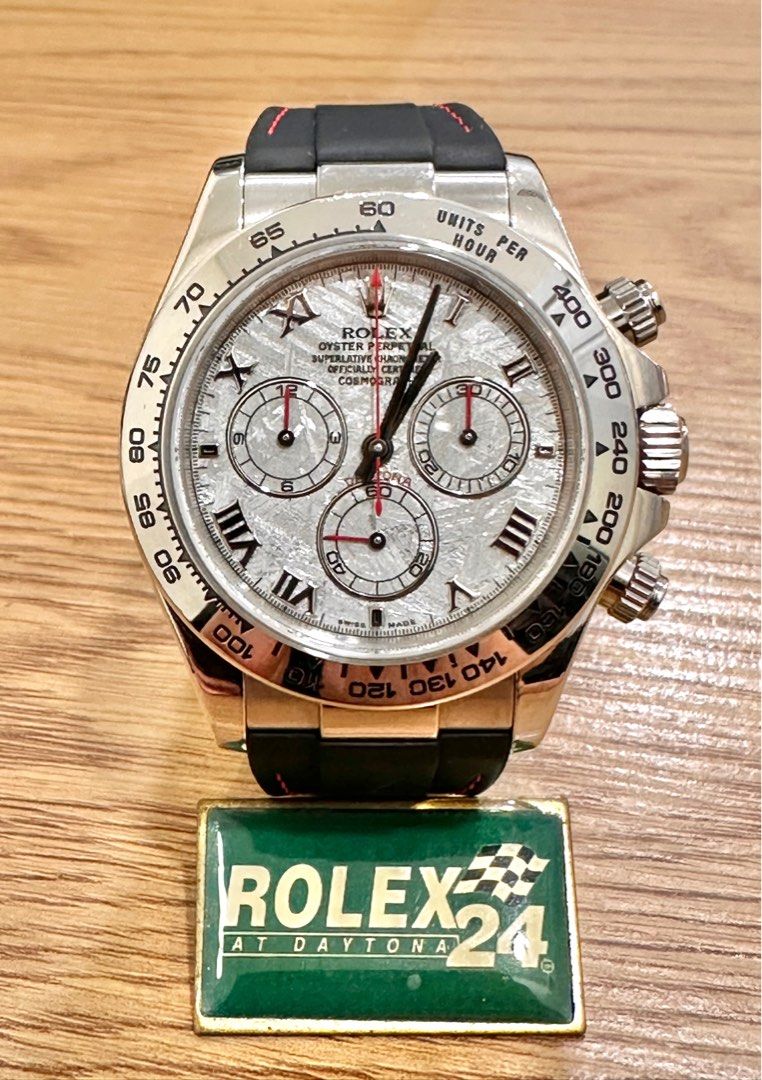 Rolex Daytona Ref: 116519 Meteorite Dial Untouched Case Full Set