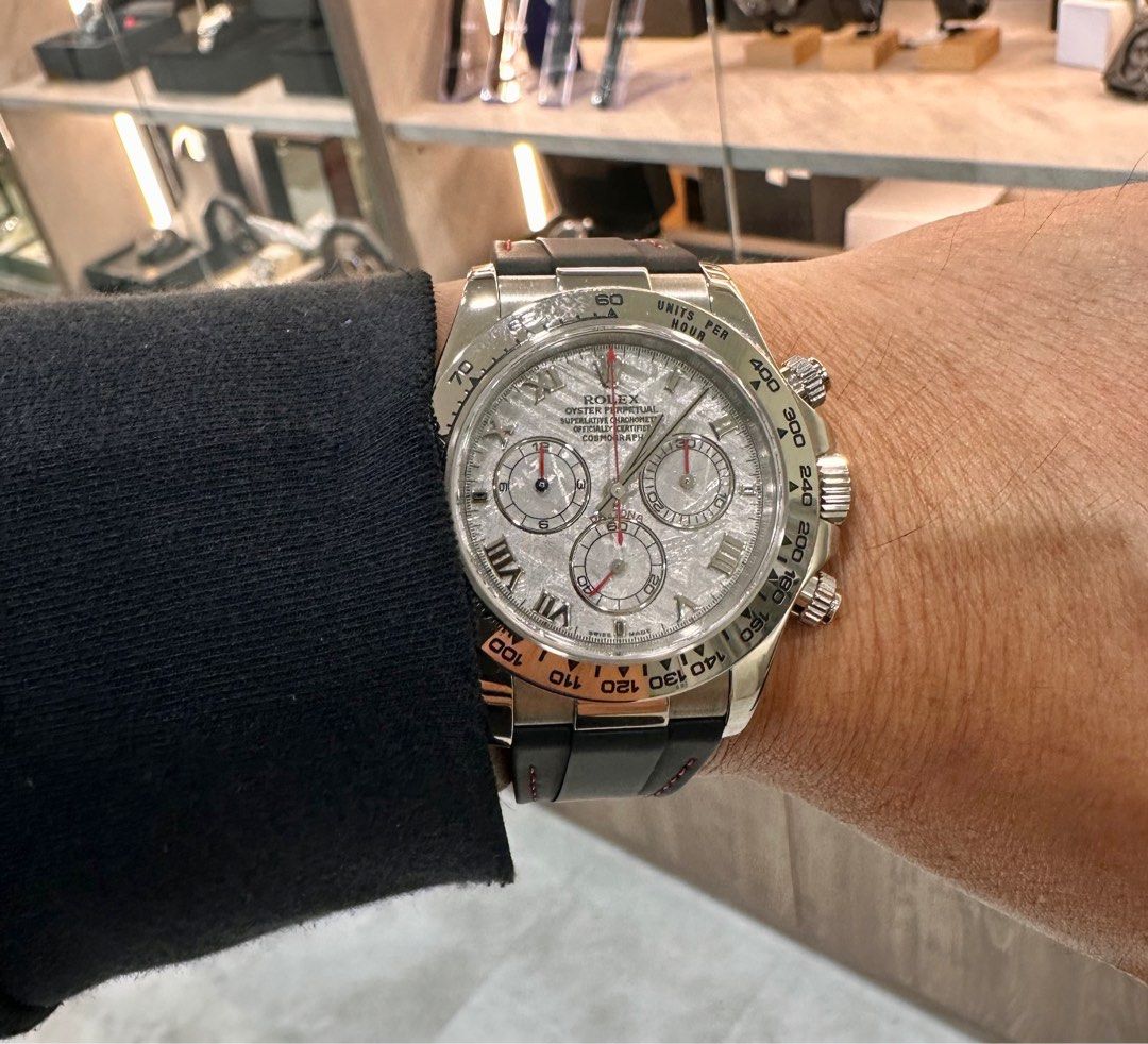 Rolex Daytona Ref: 116519 Meteorite Dial Untouched Case Full Set