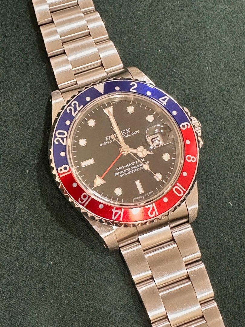Rolex GMT-Master II Ref: 16710 “Pepsi” T-Dial 1996 🔥Fire Deal🔥