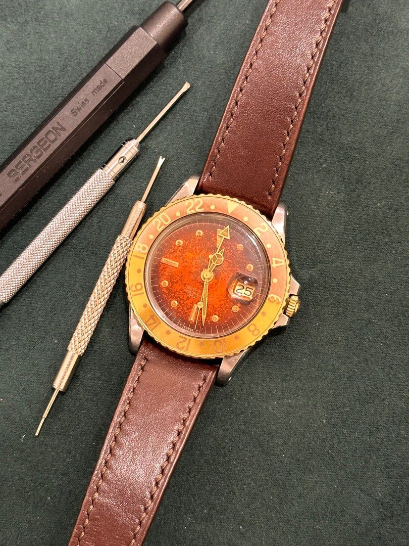 Rolex GMT-Master Ref: 1675/3 Gorgeous “Lava” Nipple Dial