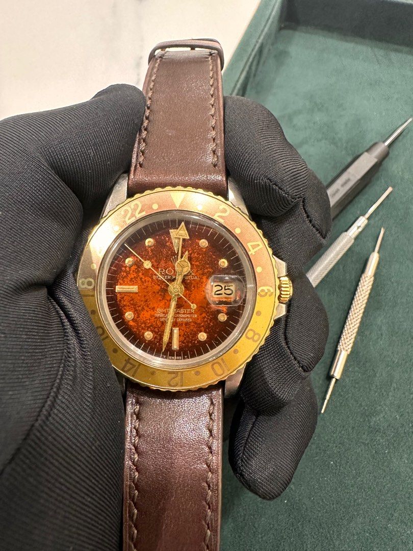 Rolex GMT-Master Ref: 1675/3 Gorgeous “Lava” Nipple Dial