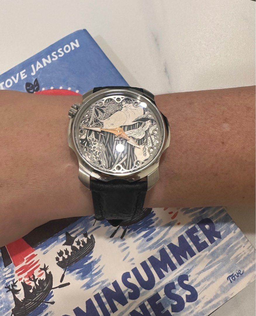 SARPANEVA X MOOMIN 8+1 Swiss Super-Luminova Colors On Hand Finished & Painted Stainless Steel Dials