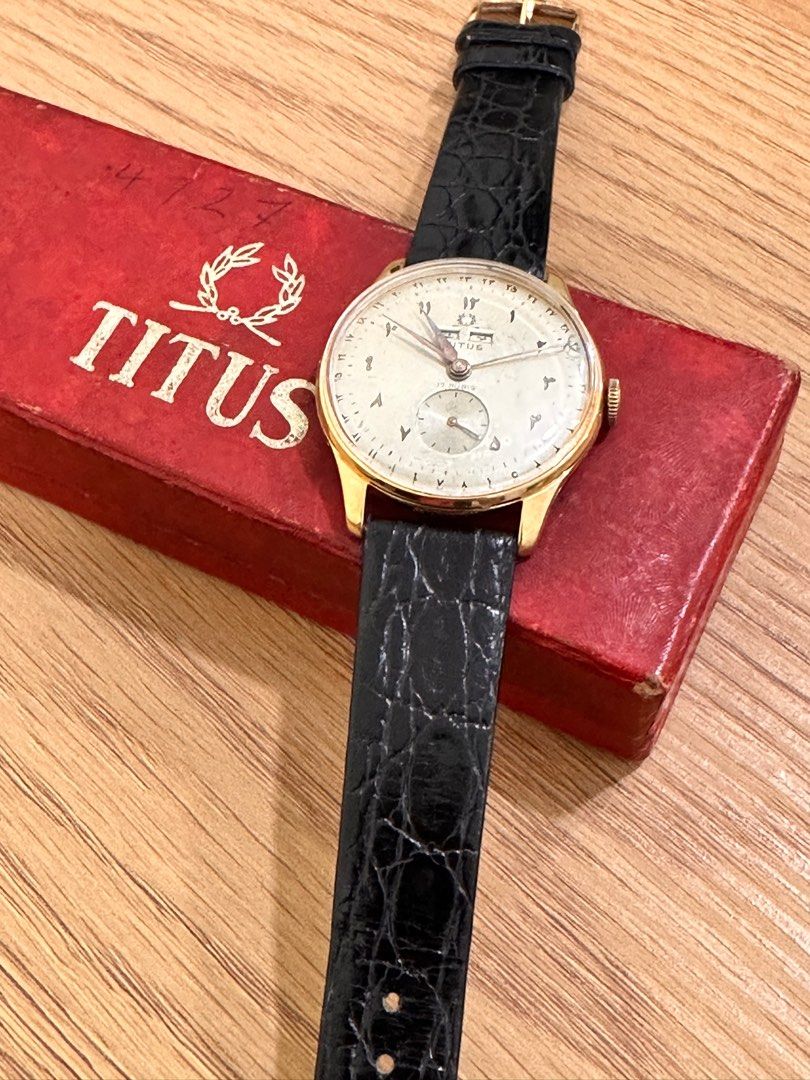 Titus 18K Yellow Gold-Filled with Day & Date