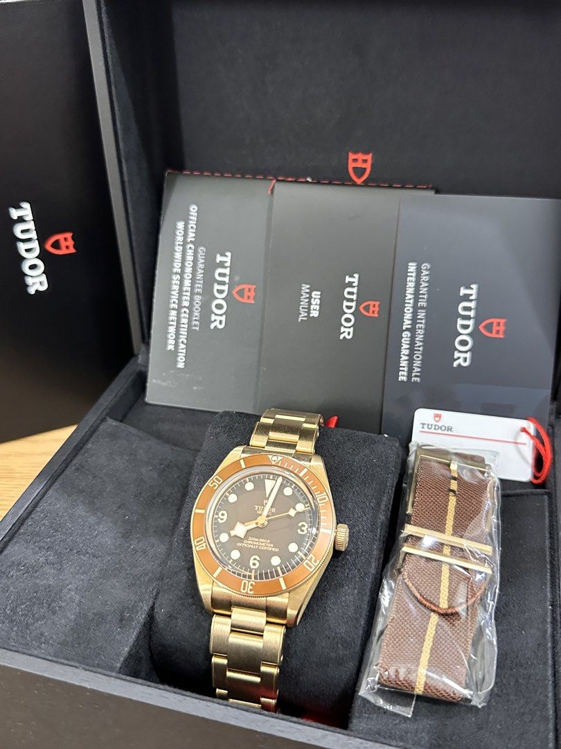 Tudor Black Bay 58 Bronze Ref: 79012M Brown Dial & Insert 39mm New Old Stock Dec 2021 Full Set