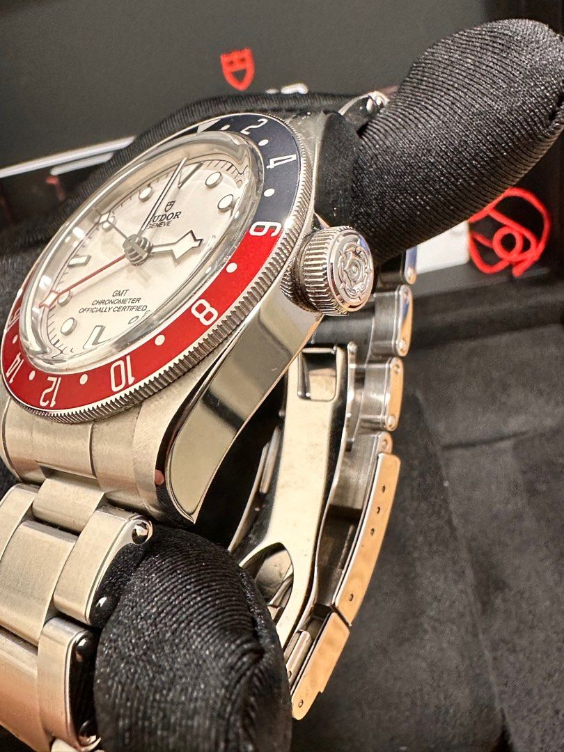 Tudor Black Bay GMT “Pepsi” Ref: 79830RB 41mm Full Set White Dial