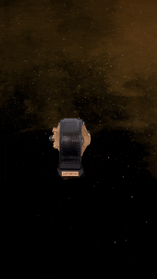 Hublot Big Bang Unico 45 King Gold 18K Rose Gold ŵ Baguette Diamonds Bezel