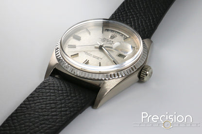 Rolex Day-Date 36 Ref: 1803 Silver Linen Dial 18K White Gold