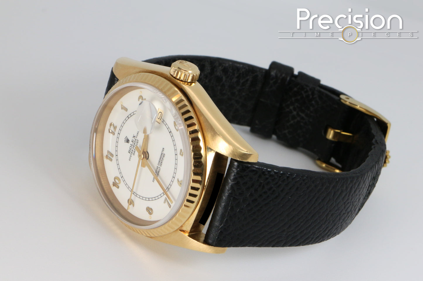 Rolex DateJust 36 Ref: 16018 Cream🔥Boiler Gauge🔥 36mm 18K Yellow Gold