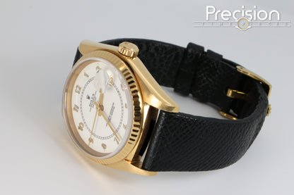 Rolex DateJust 36 Ref: 16018 Cream🔥Boiler Gauge🔥 36mm 18K Yellow Gold